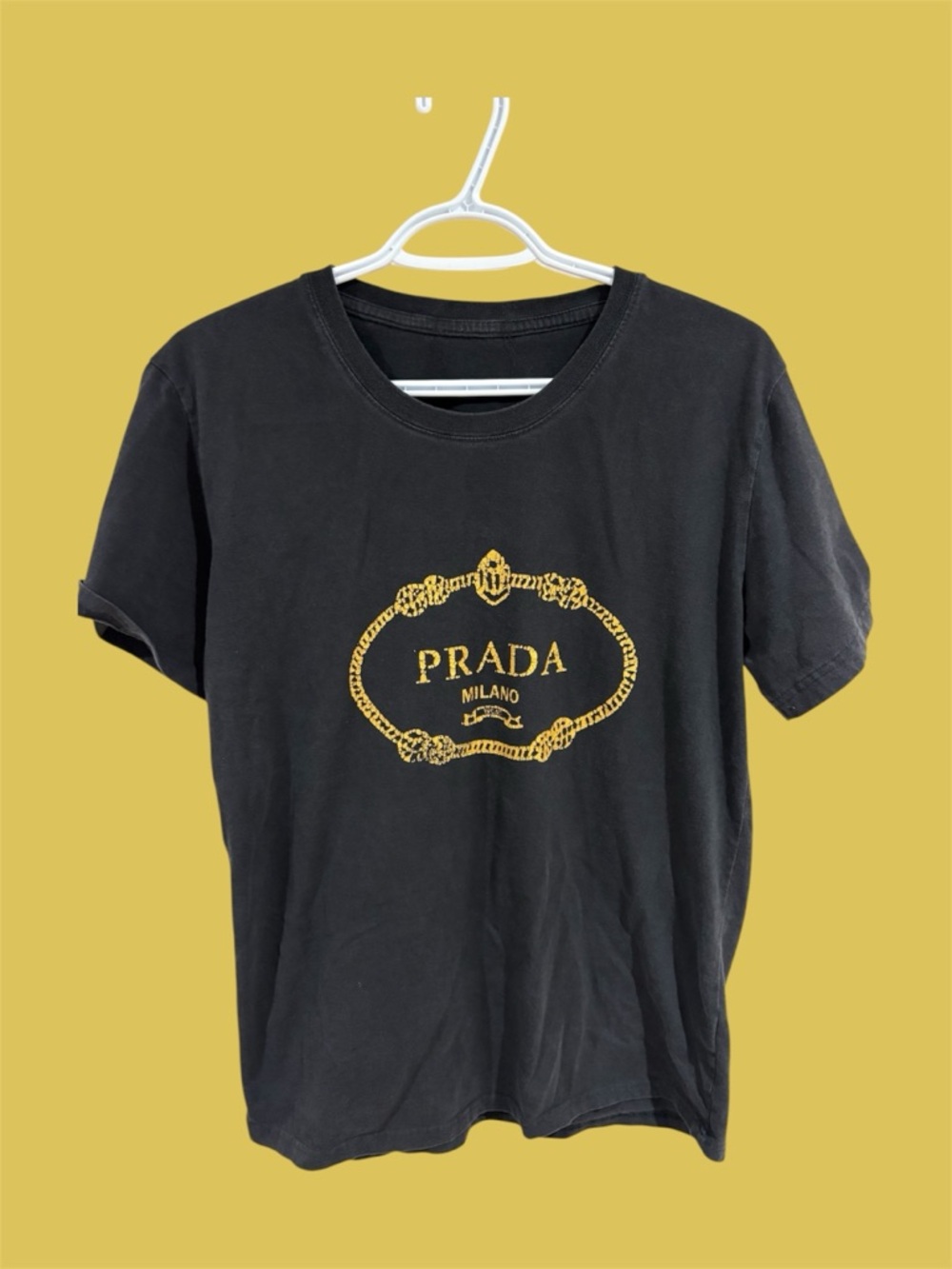 VINTAGE PRADA BOOTLEG T SHIRT